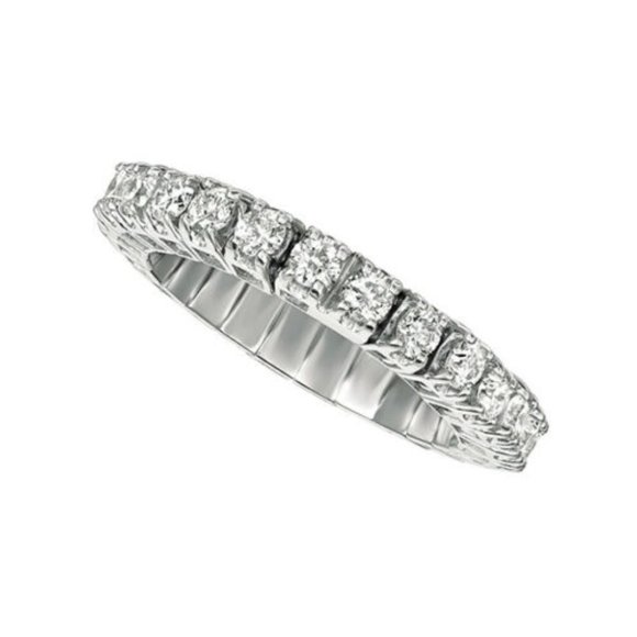 1.00 Carat Natural Diamond Stretchable Band